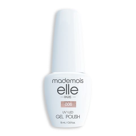 לק ג’ל שמנת נקודות #006 15ml – סדרת BLACK DOTS