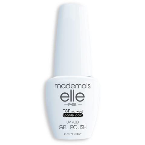 TOP sparkle gold – טופ נצנצים זהב ללא ניטרול 15ml
