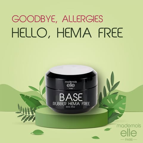 Base Rubber Hema Free – בייס היפואלרגני 50ml