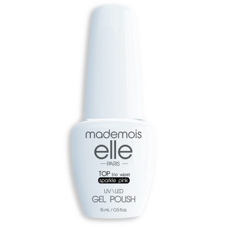TOP sparkle pink - טופ נצנצים ורוד ללא ניטרול 15ml
