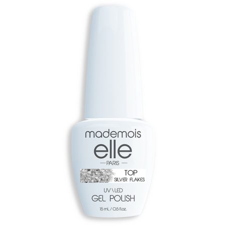 TOP SILVER FLAKES - טופ פתיתי כסף 15ml
